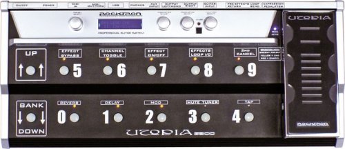Rocktron Utopia G-300 Multi Effects Guitar Floor Controller with 4 Channel Preamp - Silver