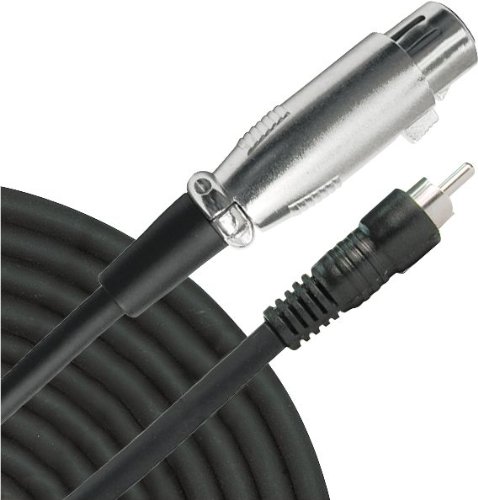 Best Price Live Wire XLR(F)-RCA Audio Cable 5 Foot