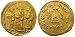 Byzantine Empire, Heraclius & Heraclius Constantine, 23 January 613 - 11 January 641 A.D.; Gold Solidus