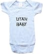 UTAH BABY / HURRY UP - State-series - White, Blue or Pink Onesie / Baby T-shirt