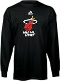 Miami Heat adidas Toddler Primary Logo Long Sleeve T-Shirt