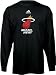 Miami Heat adidas Youth Primary Logo Long Sleeve T-Shirt