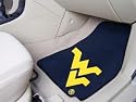 West Virginia Mountaineers universal fit Carpet 2 Pc Car Floor Mat (Rug)