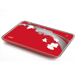 Portable Personal Scale Red with Green LED