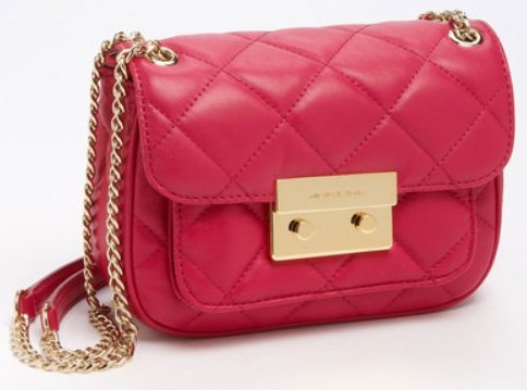 MICHAEL Michael Kors Sloan Small Shoulder Flap Shoulder Handbags - Pink