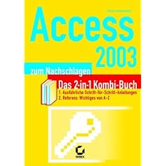 Access 2003 zum Nachschlagen