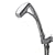Oxygenics 130-XLF25 BodySpa SkinCare Handheld Shower, Chrome