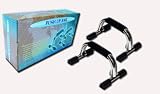 2 Pc Set Chrome Push up Bars Exercise Work Out Fitness