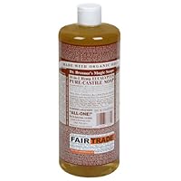 Dr. Bronner's Magic Soaps Pure-Castile Soap, 18-in-1 Hemp Eucalyptus, 32-Ounce Bottles