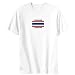T-SHIRT WHITE ELEGANT FLAG \