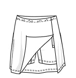  : Lotto Hosenrock Universal Stretch W, Damen, wei&szlig;