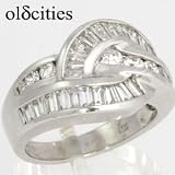 14K White Gold Designer De Hago Diamond Ring - OldCities Designer Jewelry
