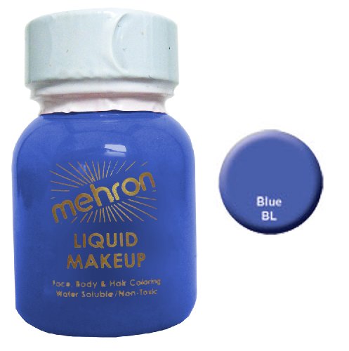 Mehron Liquid Face Paints - Blue BL (1 oz) Mehron Liquid Face Paints - Blue BL (1 oz)