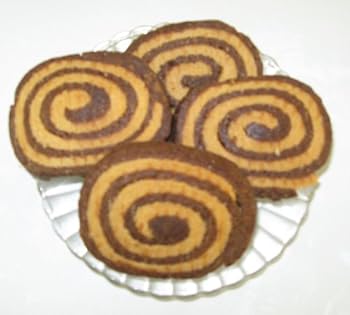 All Natural Dog Peanut Butter and Carob Pinwheels