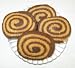 All Natural Dog Peanut Butter and Carob Pinwheels