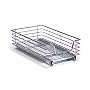 Household Essentials C1221 Extra Deep Sliding Cabinet Organizer, Chrome