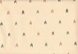 Wallpaper Southwestern Indian Arrowhead Design Green Tan