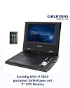 Grundig DVD-P 7850 Tragbarer DVD Player (17,8 cm (7 Zoll) TFT LC-Display, Kartenslots, USB 1.1) schwarz