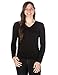 Noble Mount Womens 100% Cotton V-Neck Essential Sweater