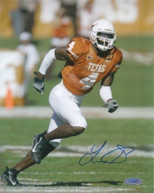Limas Sweed Autographed/Hand Signed Texas Longhorns 8×10 Photo
