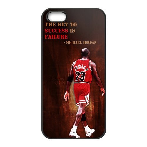 NBA Michael Air Jordan Quote the key to success is failure Apple iphone 5/5s Best Durable Rubber Case Cover