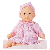 Corolle Calin Laughing Pastel - 12 Bald Baby with Brown Eyes