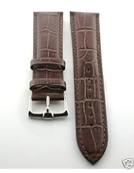 18mm Italian Leather Watch Strap for Omega Seamaster Brown