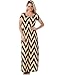 Alki'i Women's Short Sleeve Floor Length Maxi Dress