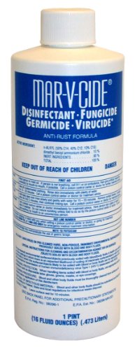 MAR-V-CIDE Disinfectant, Fungicide, Germicide, Virucide Anti-Rust Formula 16oz/0.473L