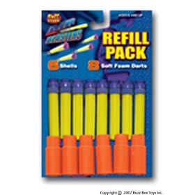 8 pack Darts/6 pack Shells, For Rapid Fire Tek/Mustang + More Nerf Guns