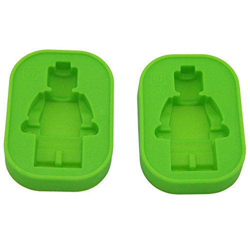 3s Supply Minifigure Ice Cube Tray or Cake,candy,jelly &Chocolates Silicone Mold for Lego Mold