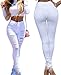 SEXYWG Womens Denim Jeans Destroy Skinny Leg Ripped Distressed Pants