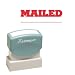 SHA2025 - E-Mailed Ink Stamp, 1/2x1-5/8, Blue/Red Ink