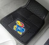 Kansas Jayhawks Heavy Duty 2-Piece Vinyl Car Mats