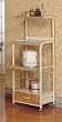 NEW KITCHEN RACK W. 3 SELVES AND 1 DRAWER IN WHITE FNSH