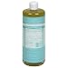 Dr. Bronner's Magic Soaps Pure-Castile Soap, 18-in-1 Hemp Unscented Baby Mild, 32-Ounce Bottles (Pack of 2)