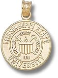 Mississippi State Bulldogs Solid 10K Gold Seal Pendant