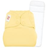 Flip Individual: 1 One-Size Snap Closure Diaper Cover & 1 One-Size Stay-Dry Insert - Butternut