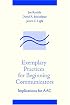 Exemplary Practices for Beginning Communicators: Implications for Aac (Aac Series)