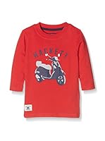 Hackett London Camiseta Manga Larga Scooter Tee Ls T (Rojo)