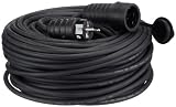 j&iquest;ger 873733 ,KAYSER GmbH  Gummiverl&iquest;ngerungskabel H07RN-F3x1,5mm2 L.50m schwarz IP44 f.innen u.au&iquest;en
