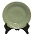 Green celadon carp plate - goldfish design, 7"D (set of 4 plates)