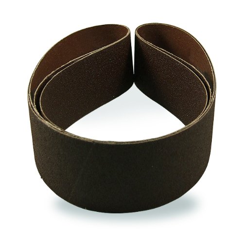 2 X 48 Inch 220 Grit Aluminum Oxide Metal Sanding Belts, 6 Pack