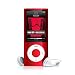 8GB MP4 PLAYER NANO STYLE 5TH GENERATION MP3 PLAYER with FM RADIO and 2.2 Inch FULL COLOUR LCD SCREEN WITH CAMERA & 30 PIN IPOD DOCK CONNECTOR - 8 Colours (NOT an Ipod Nano) (Red)