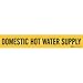 Brady 7089-1HV, 81269 Self-Sticking Vinyl Pipe Marker, (Pack of 25 Cards)