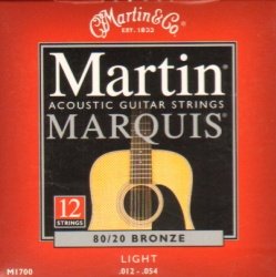 Martin Marquis M1700 12-String 80/20 Bronze Light Acoustic Strings