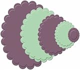 Wizard Nestabilities Die Set: Classic Scallop Oval Small (5 Dies)