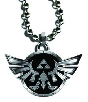 Click here to buy Nintendo Legend of Zelda Twilight Princess Triforce Logo Necklace.