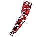 COOLOMG Compression Arm Sleeve Basketball Football Baseball Running Cycling US Flag Red Blue L