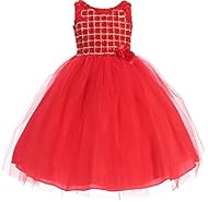 Girls Tea Length Sleeveless Floral Print Tulle Natural   Waistline Lace-Up Applique  Dress